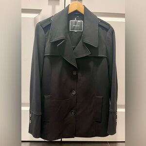 RW&CO. Black button front jacket, women’s size L, like new!
